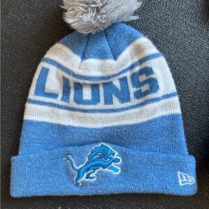 NFL Blue and White Detroit Lions Beanie